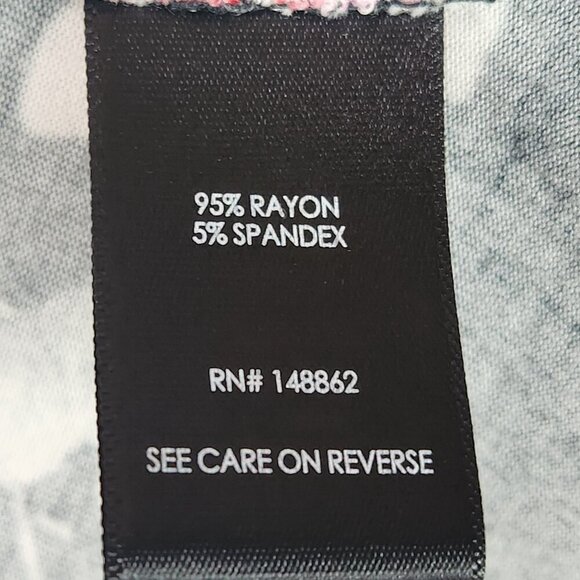 Torrid Plus Sz 2X Super Soft Dark Floral Midi Sweetheart Skater Dress Jersey - Picture 8 of 9